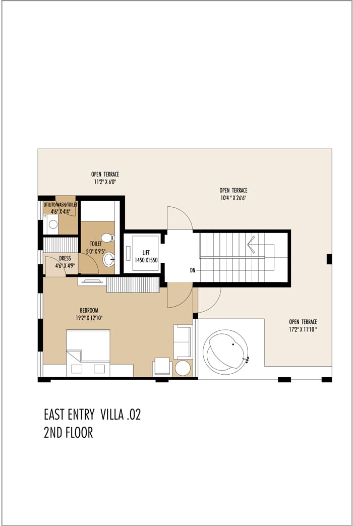 East Entry Villa- 2nd Floor