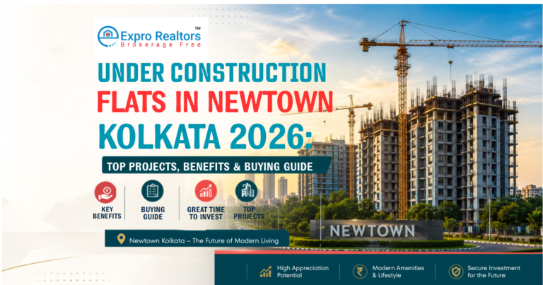 under construction flats newtown kolkata