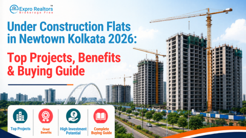 under construction flats newtown kolkata