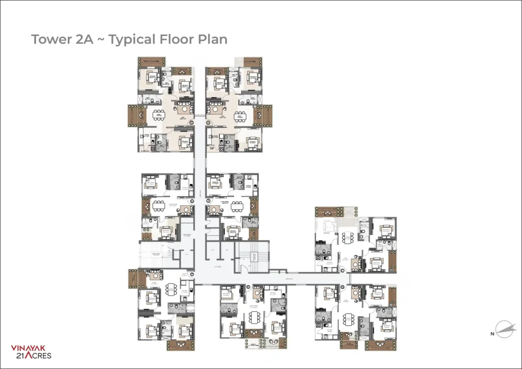 Typical 2A Floor Plan