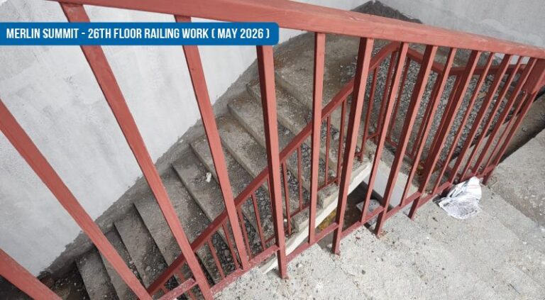26th floor railing work