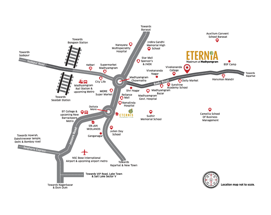 Eternia location map
