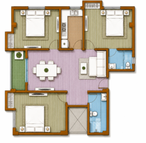 Raajkutir 3 BHK
