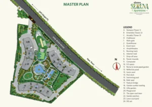Siddha serena Master Plan